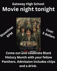 Tonight 2/20/25 at 6pm in the PAC. Come join us as we celebrate  #blackhistorymonth #wearegateway