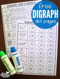 My activities include a ton of visuals to go they're so nice to have because not only are bottle caps free but they're a classroom manipulative you can. Digraph Dot Pages 2 Free Levels This Reading Mama