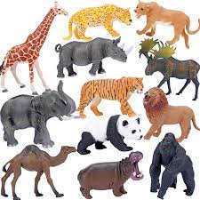The akron zoo is home to over 700 animals from around the world. Safari Animals Figures Toys Realistic Jumbo Wild Zoo Animals Figurines Large Plastic African Jungle Animals Playset With Elephant Giraffe Lion Tiger Gorilla For Kids Toddlers 12 Piece Gift Set Buy Online At