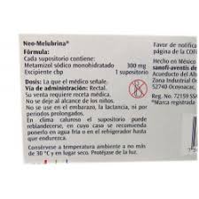 Neo Melubrina Supositorios 300mg Mexipharmacy Pharmacy Online In Mexico Of Brand Name Generic Medications Drug Store In Mexico Medicines Online Pharmacy In Mexico Anointed By God
