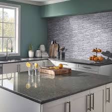 Thin & linear glass stone mosaic backslash tiles as well as stone strips are merged to form a single sheet of glass stone mosaic tiles… the right tile backsplash will bring all components of kitchen area together. 6 Easy Steps To Sealing Your Natural Stone Backsplash Tile