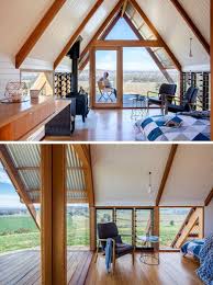 Diese Neue Hutte In Landlichen Australien Wurde Von Classic 39 A 39 Frame Zelte Inspiriert Australien Cla A Frame Cabin A Frame House Contemporary Cabin