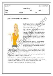 Just click on the worksheet title to view details about the pdf. Class 7 Comprehension Practice Class Exercise Reading Comprehension 2 English Alive Free Interactive Exercises To Practice Online Or Download As Pdf To Print