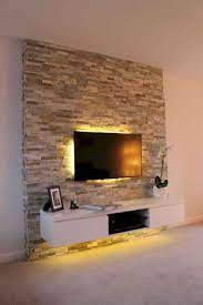 53 Adorable Tv Wall Decor Ideas Roundecor Tv Wall Design Tv Wall Decor Trendy Living Rooms