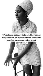 I do not believe in mixing of the races. Nina Simone Nina Simone Quotes Nina Simone Interesting Quotes