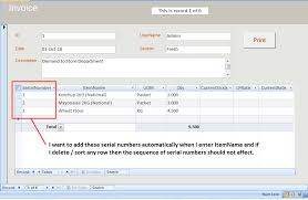How To Add Serial Number Field In Ms Access Form Stack Overflow