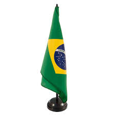 .festival celebração ou shows de palco. Bandeira De Mesa Do Brasil
