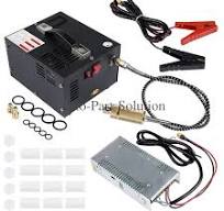 Black/Orange Air Compressor for PCP Airsoft Guns, Mini Dive ...