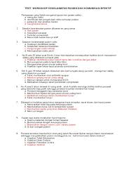 Check spelling or type a new query. Kunci Jawaban Soal Keselamatan Pasien Dan Komunikasi Efektif