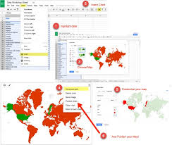 maps charts google sheets