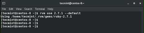 How To Install Ruby On Centos Rhel 8