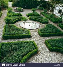 Download This Stock Image Aerial View Of Formal Knot Garden With Box Edged Beds And Paving Paths Parterre Garden Backyard Landscaping Designs Landscape Design