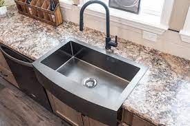 One bowl is filled with hot soapy water while the other is used to rinse the dishes clean. Kitchen Sinks Modular Homes By Manorwood Homes An Affiliate Of The Commodore Corporation