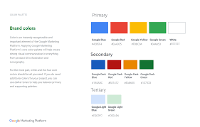Color palettes can be divided into types based on what kinds of colors are used. Google Color Palette Hex Rgb Hsl