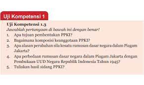 Kunci jawaban pkn kelas 7 tabel 6.3.hot sale buku mandiri erlangga pkn pendidikan kewarganegaraan kelas 7 smp pendidikan buku hobi koleksi bukalapak com inkuiri com. Jawaban Uji Kompetensi 1 3 Halaman 31 Ppkn Kelas 7 Perumusan Dan Penetapan Pancasila Belajar 84 Belajarlagi