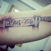 Flash traditional chef knife tattoo. 3