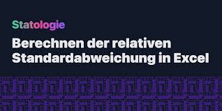 Die standardabweichung ist ein maß für die streuung von daten. Berechnen Der Relativen Standardabweichung In Excel Statologie