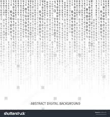 Binary Code Black And White Background With Digits On Screen Algorithm Binary Data Code Decryption And Enc Black And White Background Code Black Binary Code