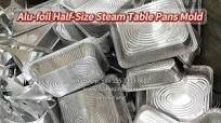 Half size Aluminum Steam Table Pans making machine - us aluminum foil pan  production line for steam