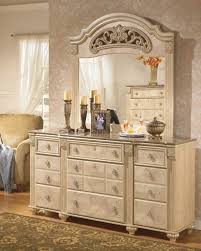 Saveaha Light Brown Wood Glass Dresser And Mirror Mirrored Bedroom Furniture Ashley Furniture Bright Furniture
