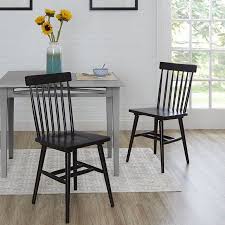 Better Homes Gardens Gerald Dining Chairs Set Of 2 Multiple Finishes Image 2 Of 3 Dining Chairs Dining Chair Set Rustic Dining Table Set