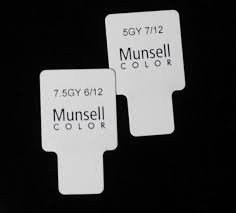 the munsell color system is a means to visually identify and