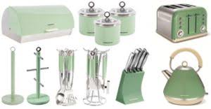 Sage11pcset Morphy Richards Sage Green 23 Piece Kitchen Set Inc Kettle Toaster Accents Range Only Electricals Kettle And Toaster Kitchen Sets Sage Kitchen
