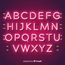 Free Neon Font Images