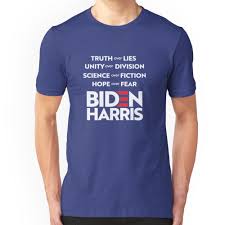 Biden Harris 2020 Truth Unity Science Hope Essential T Shirt T Shirt Classic T Shirts Shirts