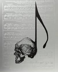 Skull Music Note Music Notes Art Music Tattoos Music Notes Tattoo