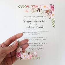 Online Shop Customized 110pcs Per Lot Watercolor Style 5x7inch Frosted Acryli Clear Acrylic Wedding Invitations Acrylic Invitations Acrylic Wedding Invitations
