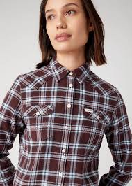 Women's Western Check in Doll shirt by Wrangler