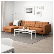 Landskrona Sectional 4 Seat With Chaise Grann Bomstad Golden Brown Metal Ikea Wohnzimmer Sofa Skandinavische Wohnraume Recamiere