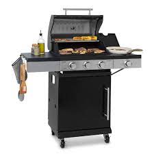 Charcoal bbq grill trolley barbeque smoker barbecue grill with side table s/m/xl. Klarstein Valdosta 3 1 Gasgrill Bbq Grill Kaufland De