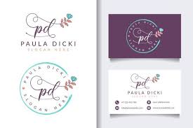 You are getting a really cute flower boutique business card here and the lovely flowers at the top speak everything of your profession. Free Vector Cute Business Card