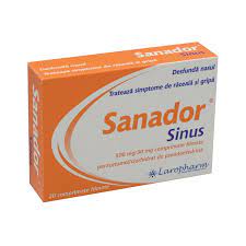 Aici gasesti medicamente de raceala, gripa, pastile de raceala, tuse, tuse productiva si alte produse adjuvante. Sanador Sinus 500mg 30mg 20 Comprimate Filmate Laropharm Farmacia Tei Online