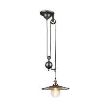140 mm poids 1 kg diamètre intérieur du trou : Suspension Industriel Avec Contrepoids En Metal Noire Et Abat Jour En Verre Moneclairageled