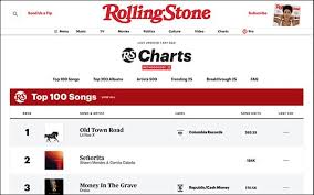 Rolling Stone Music Charts Go Live 07 09 2019