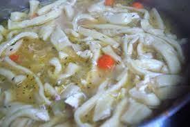 Hearty beef vegetable soup, one cup. Chicken N Noodles Over Mashed Potatoes Savoryreviews