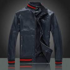 Cheap Gucci Leather Jackets For Men In 55193 118 Usd Ib055193 Replica Gucci Jackets For Men Leather Jacket Gucci Leather Jacket Mens Jackets