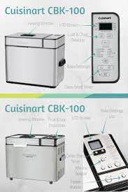 16 preprogrammed menu options, 3 crust colors, and 3 loaf sizes offer over 100 bread, dough/pizza dough, sweet cake and jam choices. Cbk 100 Vs Cbk 200 The Cuisinart Bread Makers Compared Make Bread At Home