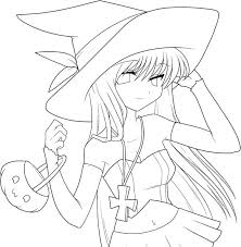 Join in on the fun as i, kimmi the clown, color in my my magical coloring book from crayola! Anime Coloring Pages Witch Coloring And Drawing