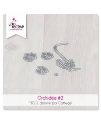 You can cut out the exact shape or word or. Cutting Die Scrapbooking Card Making Flowers Orchid 2