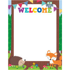 Details About Woodland Friends Welcome Chart Creative Teaching Press Ctp5280
