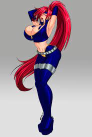 Maybe you would like to learn more about one of these? Red Monika In Dark Blue By Devilv By Aercastro82 On Deviantart
