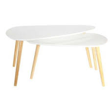 tables basses gigognes hanna coloris blanc pas cher c est sur conforama fr large choix prix discou table basse table basse gigogne decoration interieure