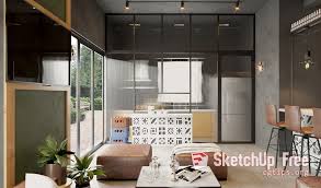 2129 Interior Scene Sketchup Model By Dang Viet Chau Free Download Sketchup Model Interior Home Decor