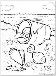 Download coloring pages of seashells and use any clip art,coloring,png graphics in your website, document or presentation. Beach And Sea Shell Coloring Pages Nature Seasons Coloring Pages Coloring Pages For Kids And Adults