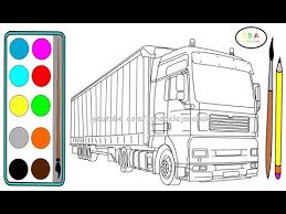 Sedang mencari inspirasi menggambar atau mewarnai gambar mobil? Menggambar Dan Mewarnai Truk 2 Cara Menggambar Truk Besar Youtube