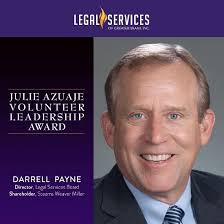 Darrell Payne Honored With Legal Services of Greater Miami's Inaugural  Julie Azuaje Volunteer Leadership Award MIAMI, FL